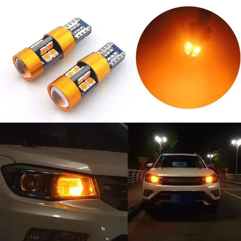 Orange Lighting Decor - 2Pcs Car T10 12V LED Signal
