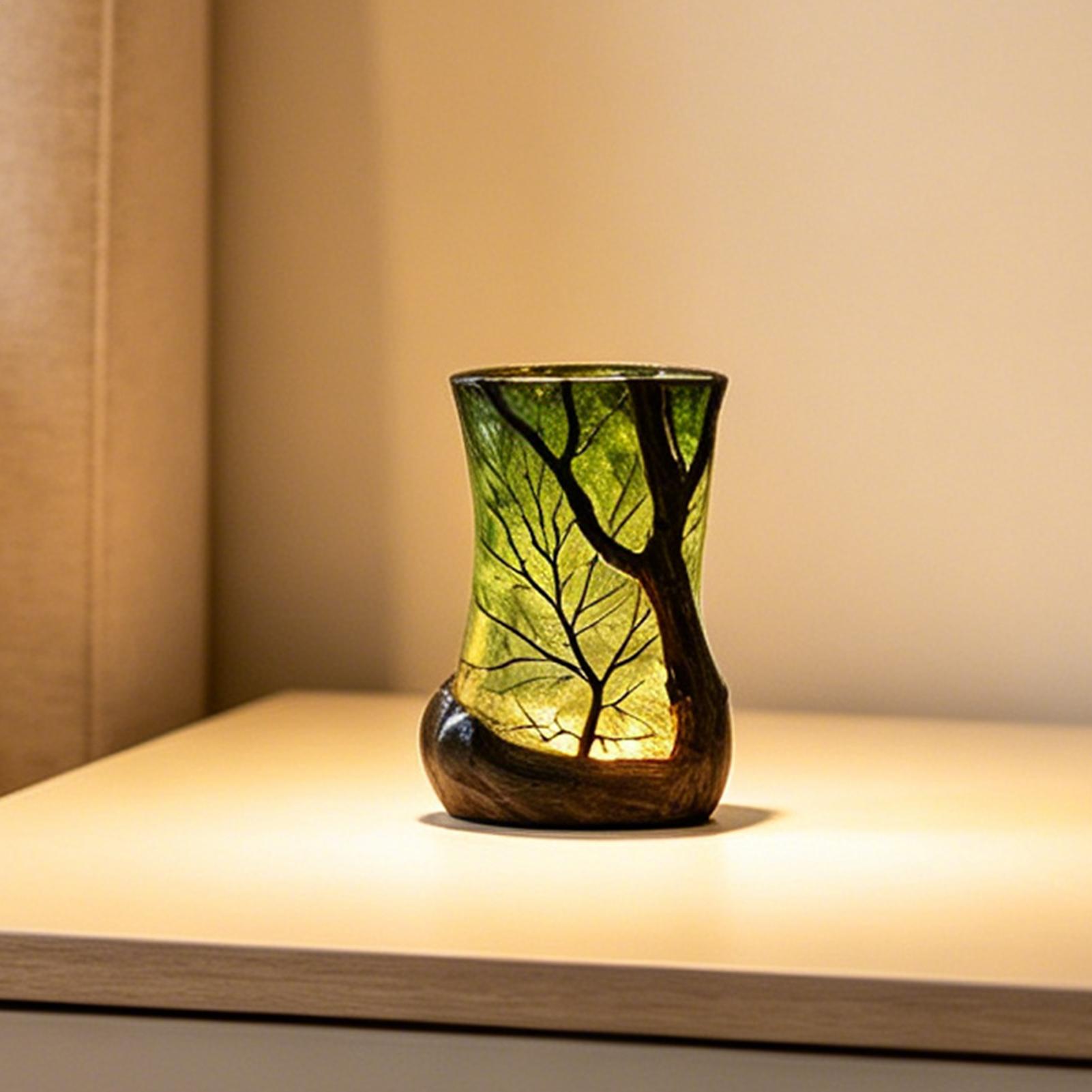 Lighting Decor For Bedroom - Bedside Table Lamp Forest Nightlight Decorative