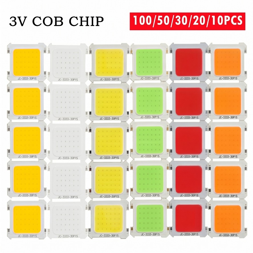 Colour Changing Bulb - 6 Light Colors 100~10PCS 3V LED