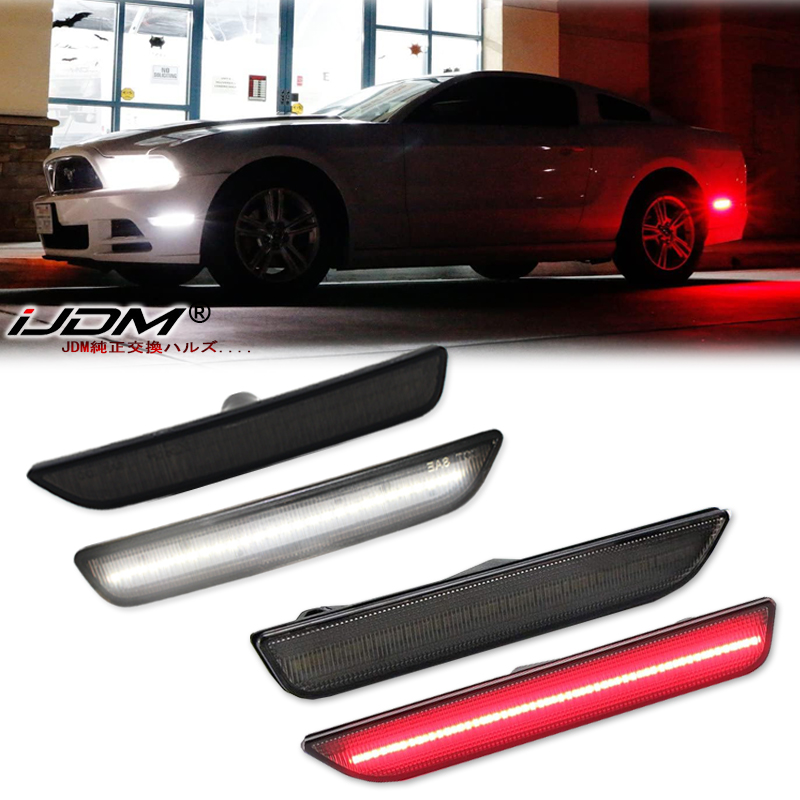 Orange Lighting Decor - 2pcs Car Front Rear Bumper Side