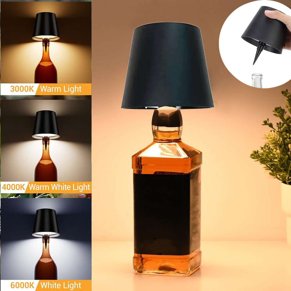 Colour Changing Bulb - New Wine Bottle LED Lamp Desktop