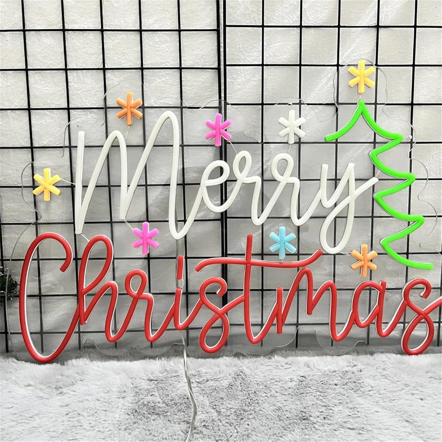 Merry Christmas Neon Sign with - Lighting Home Decor Ideas review and price