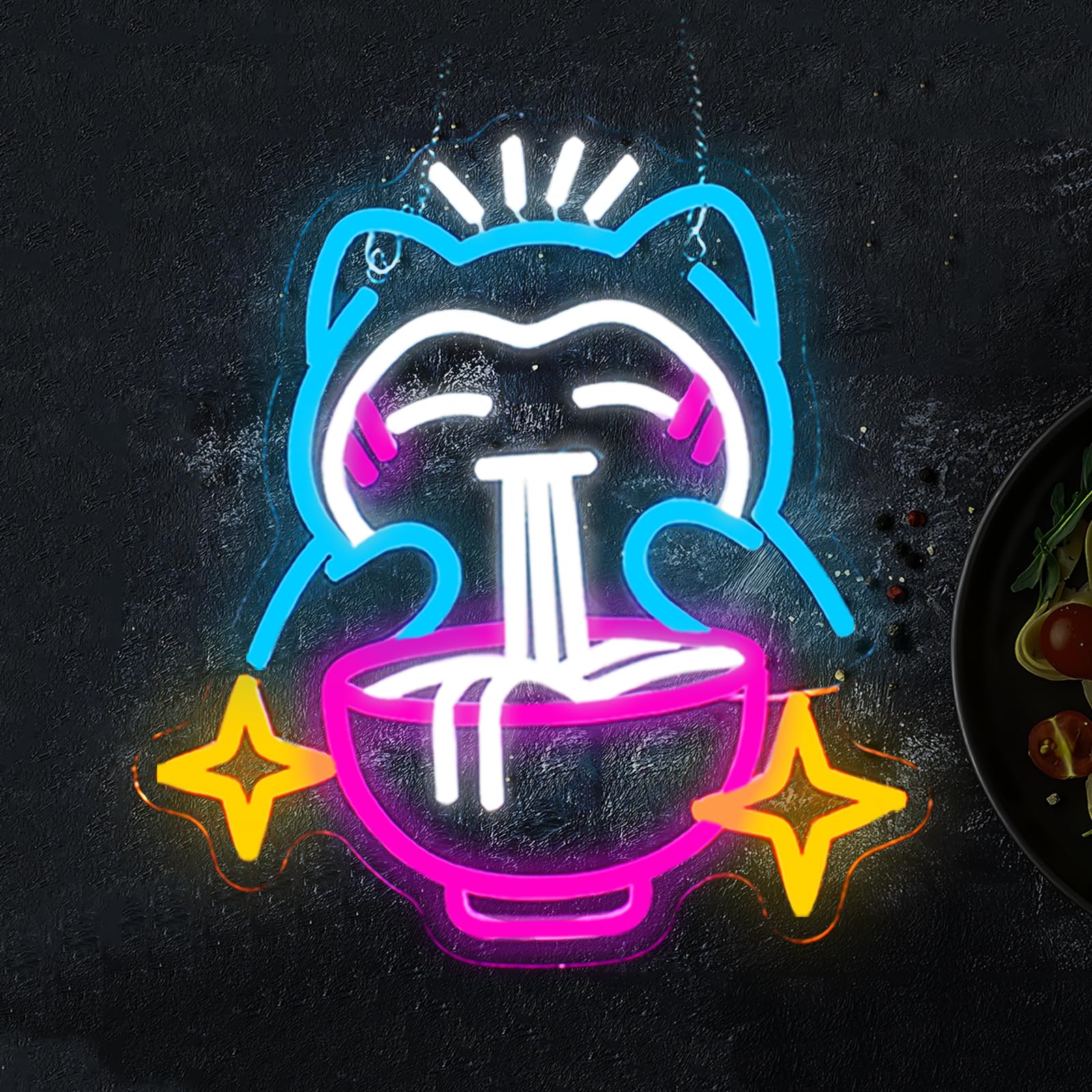 LED Ramen Neon Light - Cute Be - Restaurant Lighting Decoration review and price