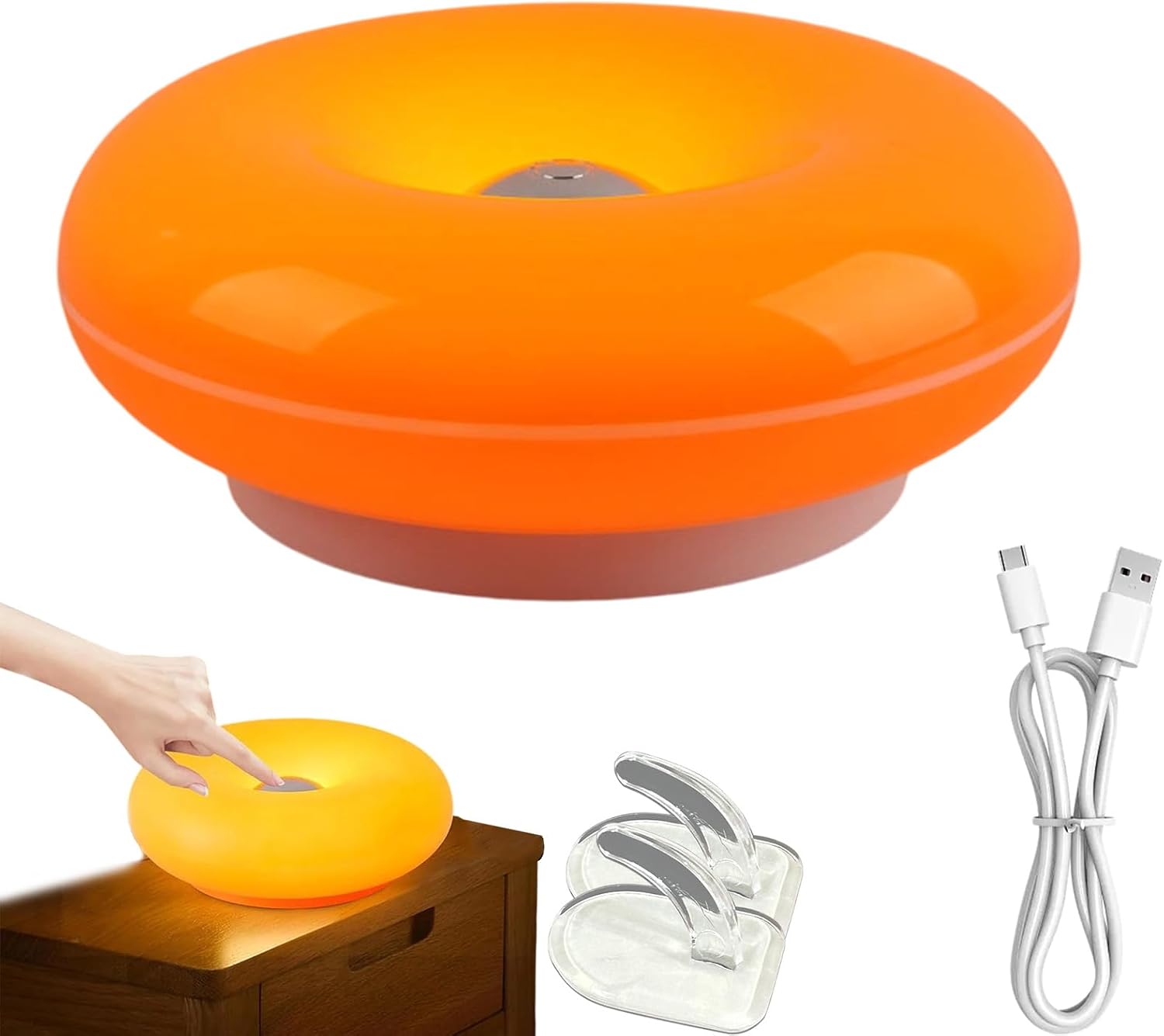 Creative Orange Donut Atmosphe - Colour Changing Bulb review and price