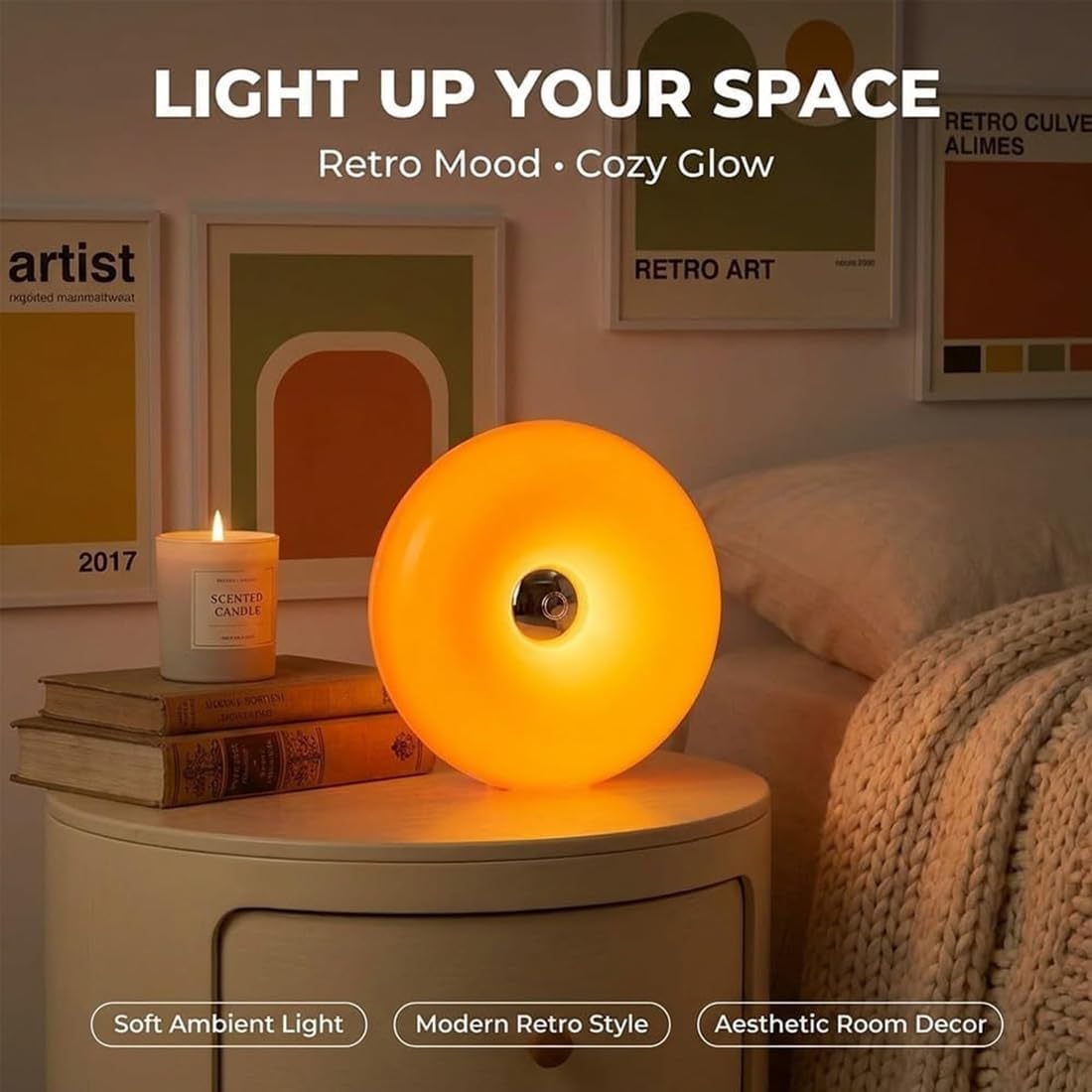 Creative Orange Donut Atmosphe - Colour Changing Bulb review and price