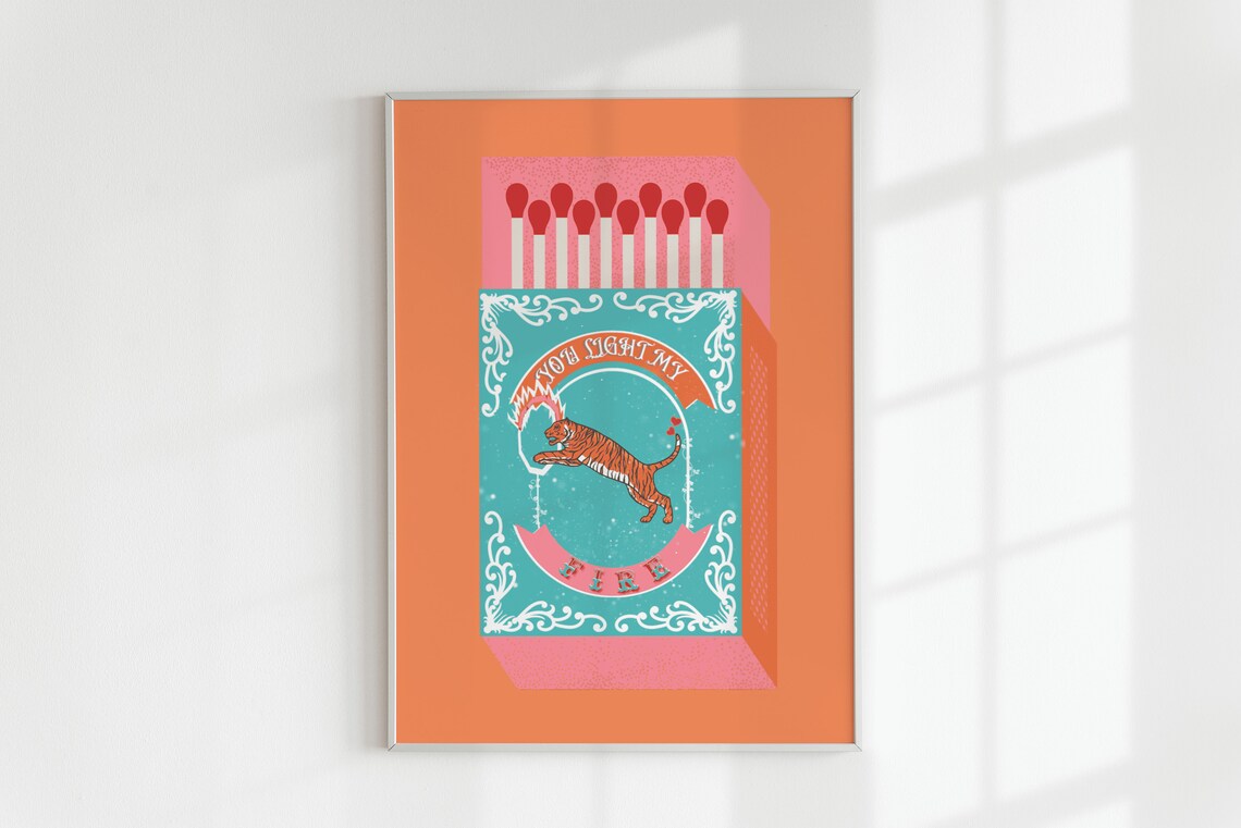 You Light My Fire Orange Match - Orange Lighting Decor review and price