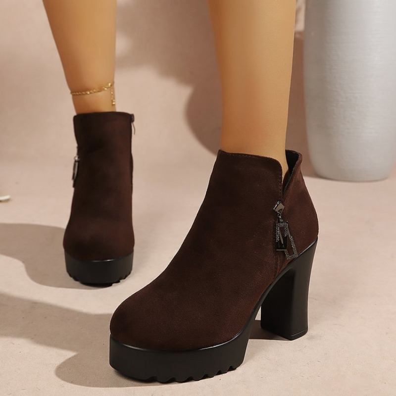 Women's Ankle Boots Round Toe  - Up Lighting Decor review and price
