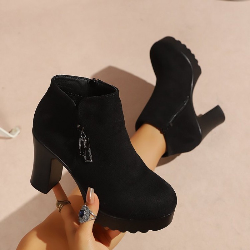 Women's Ankle Boots Round Toe  - Up Lighting Decor review and price