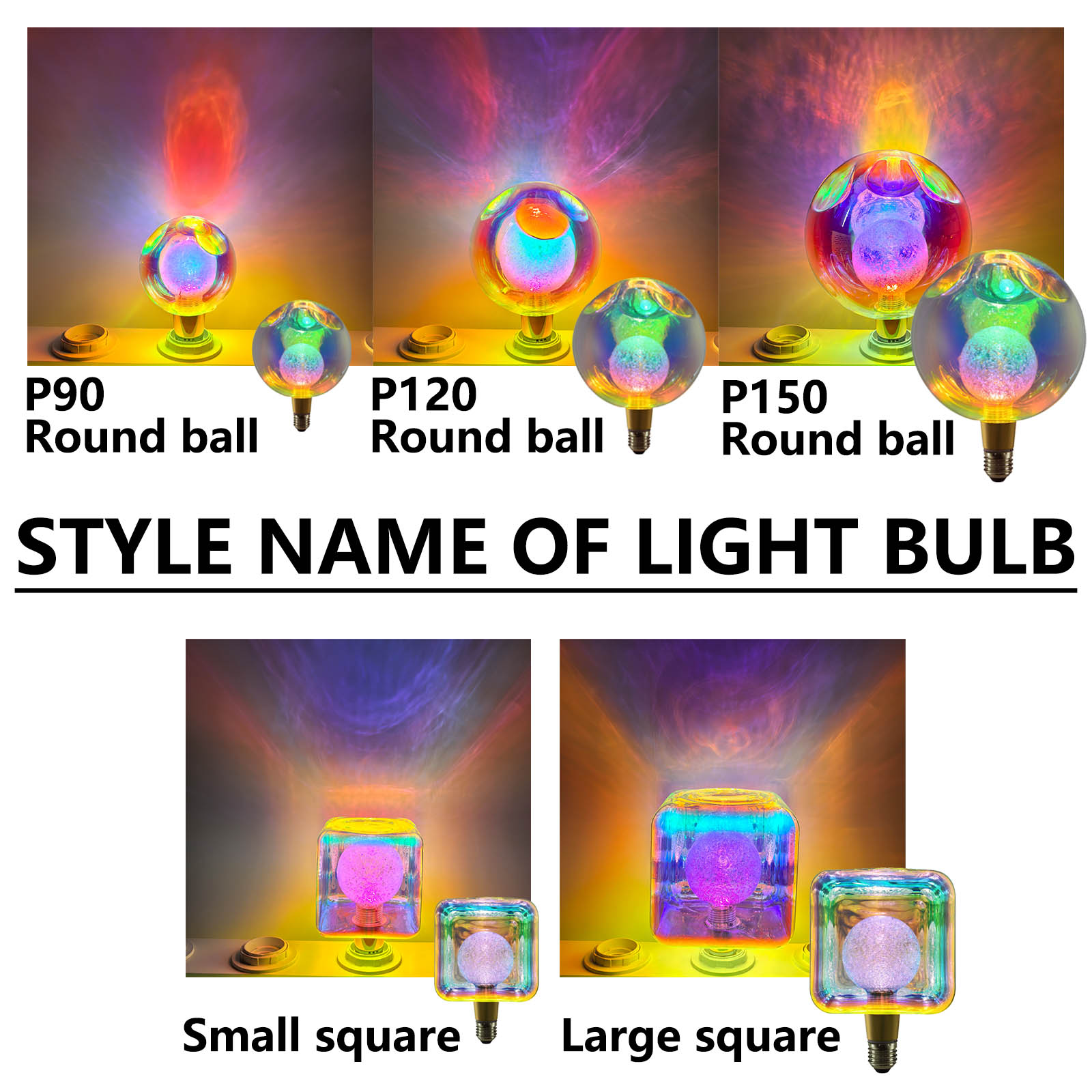 E27 P90 P120 P150 Round Ball L - Lighting Decor For Bedroom review and price