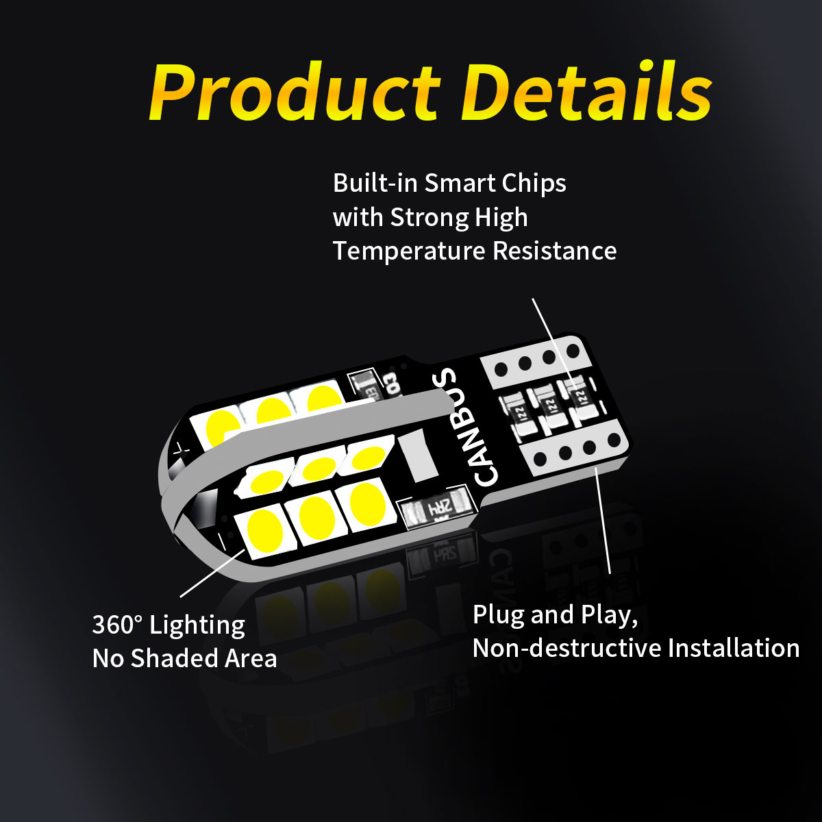 Car Signal Bulbs W5W WY5W 192  - Colour Changing Bulb review and price