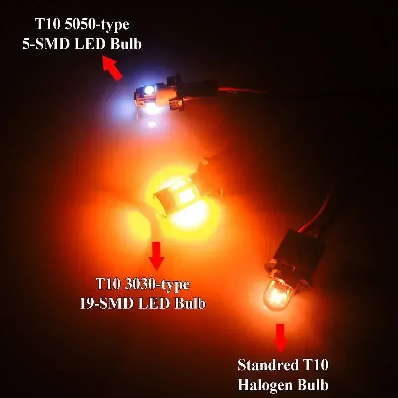 2Pcs Car T10 12V LED Signal Li - Orange Lighting Decor review and price