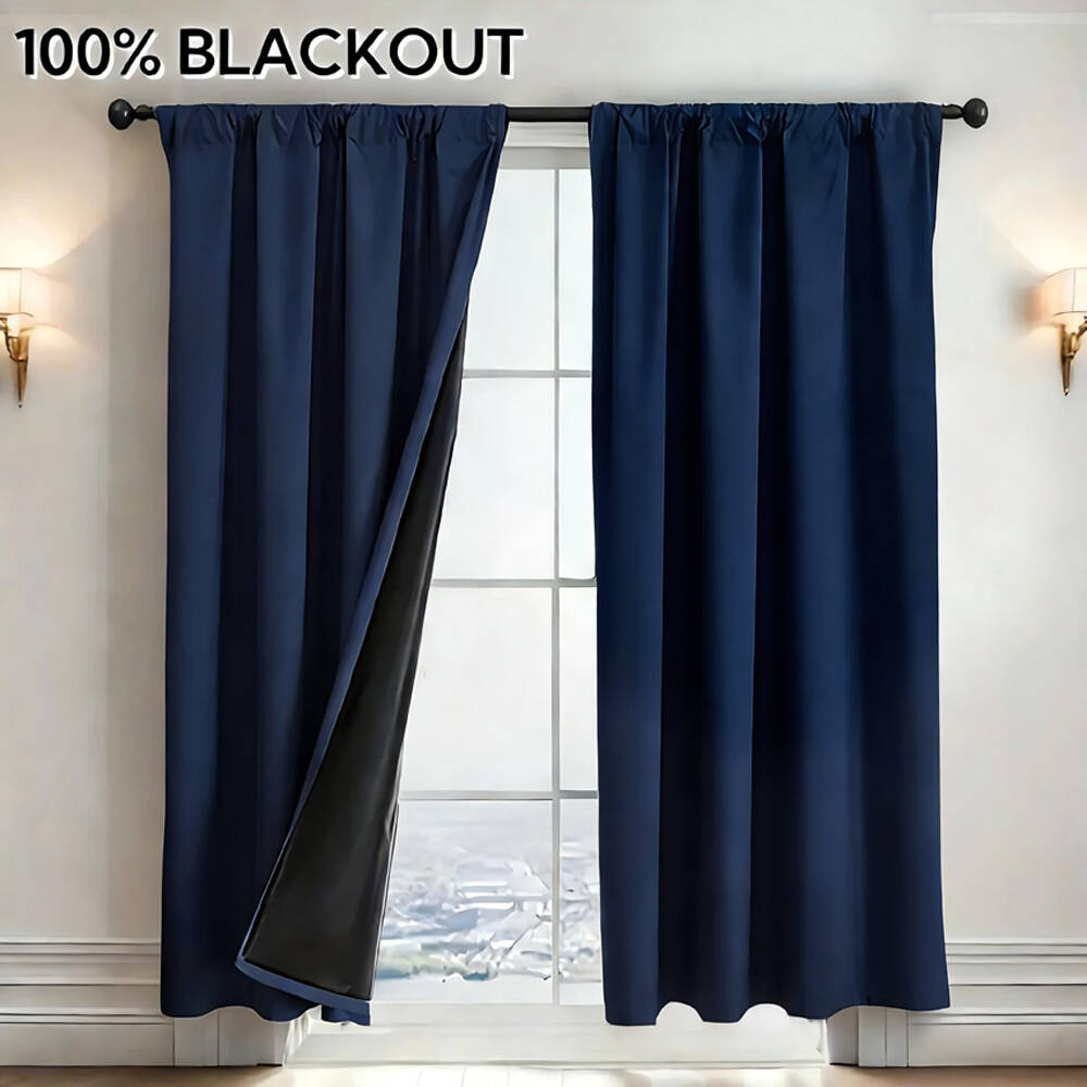 1pc 100% Blackout Curtain with - Office Lighting Decor review and price