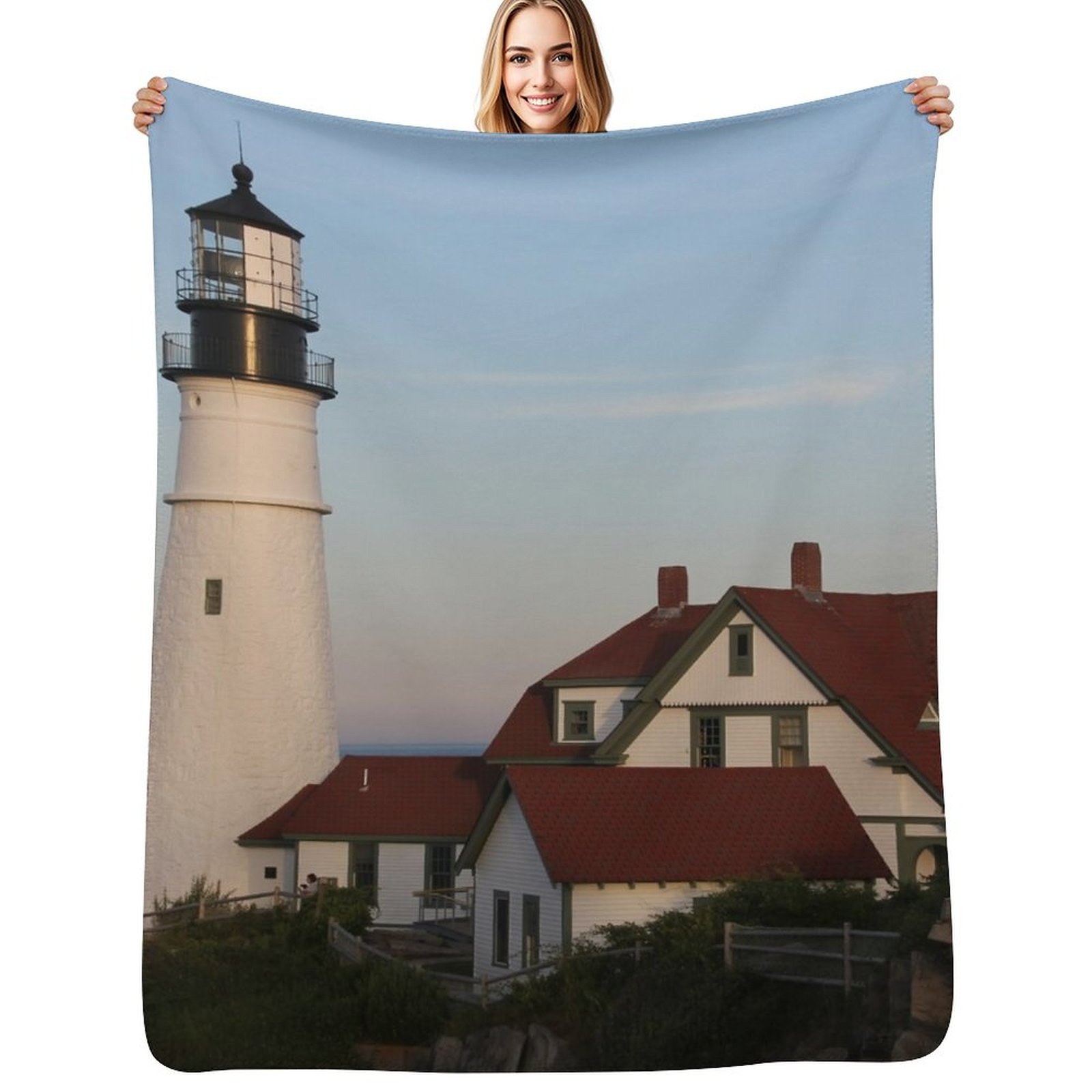 Portland Head Light Throw Blan - Lighting Home Decor Ideas review and price