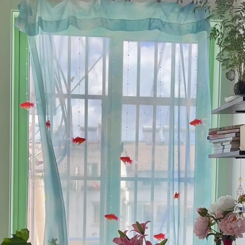 Light Blue Solid Sheer Voile W - Lighting Decoration Ideas review and price