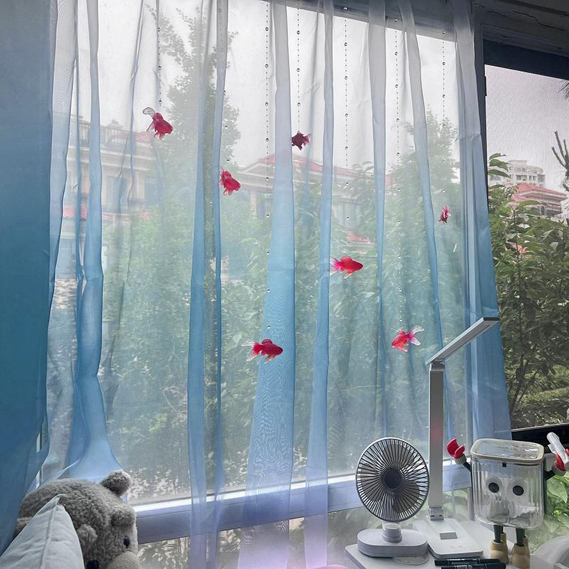 Light Blue Solid Sheer Voile W - Lighting Decoration Ideas review and price