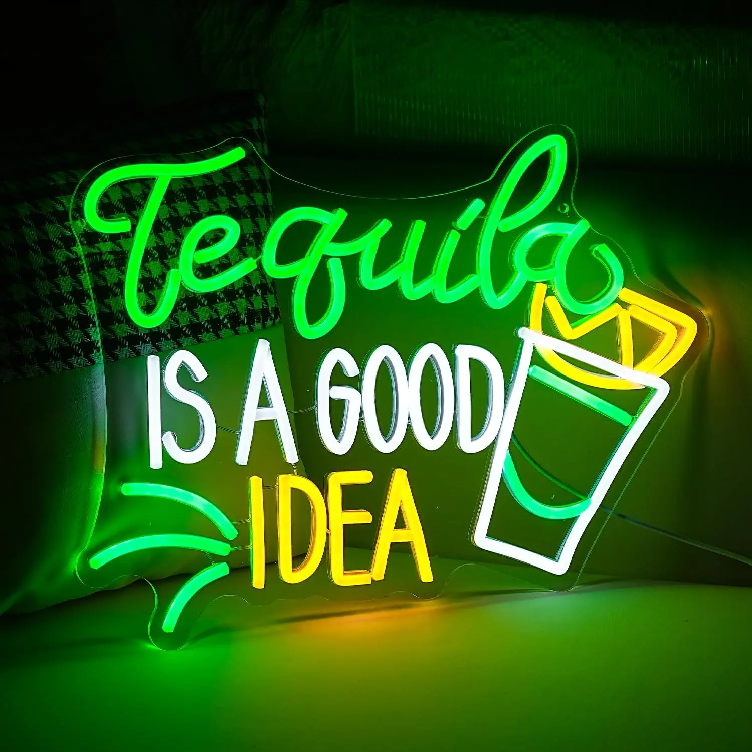 Tequila Is A Good Idea Neon Si - Lighting Home Decor Ideas review and price