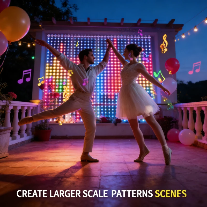 Smart 400LED Curtain Lights, M - Lighting Decor Wedding review and price