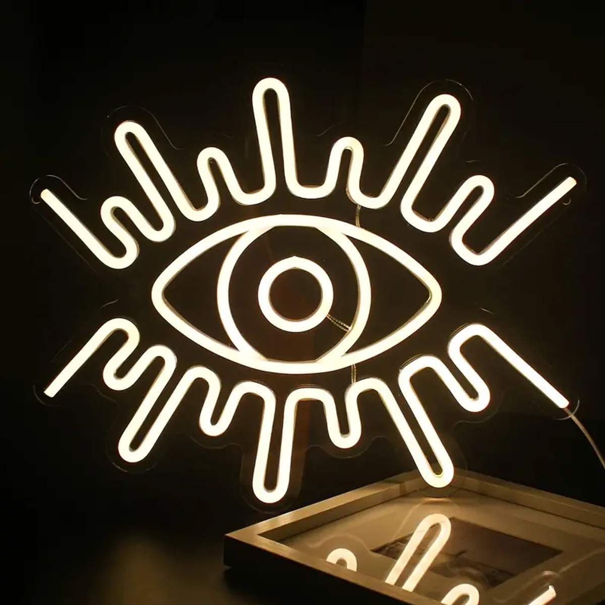 LED Neon Eye Sign, for Home, B - Lighting Home Decor Ideas review and price