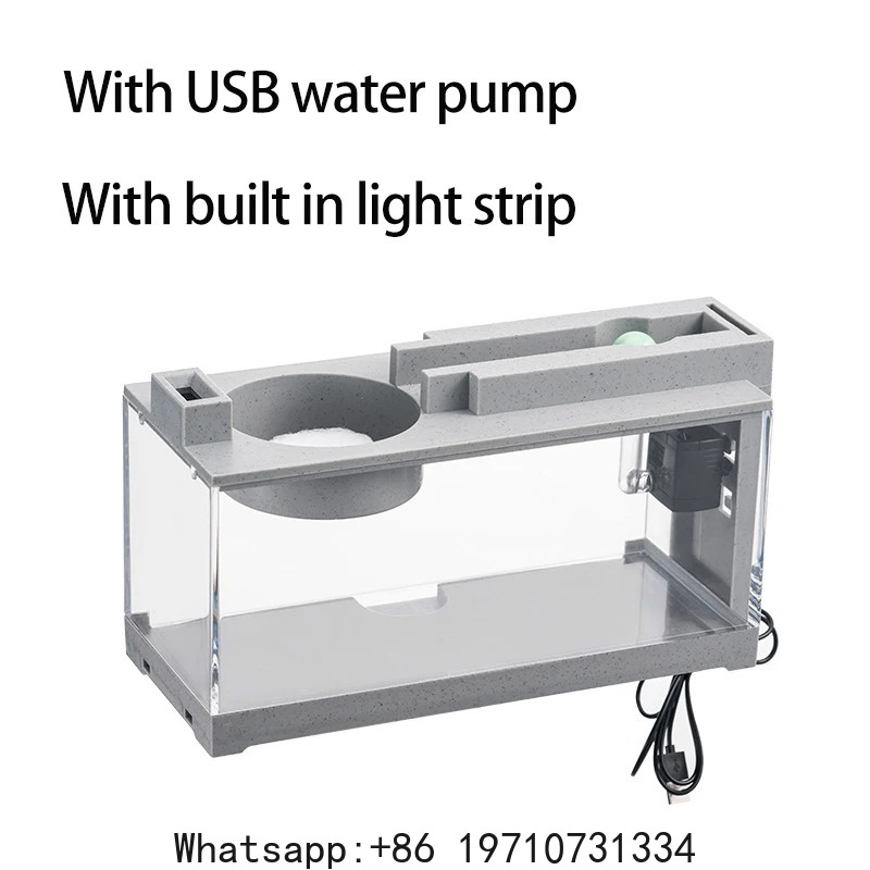 Aquarium Fish Tank Kit Built-i - Office Lighting Decor review and price