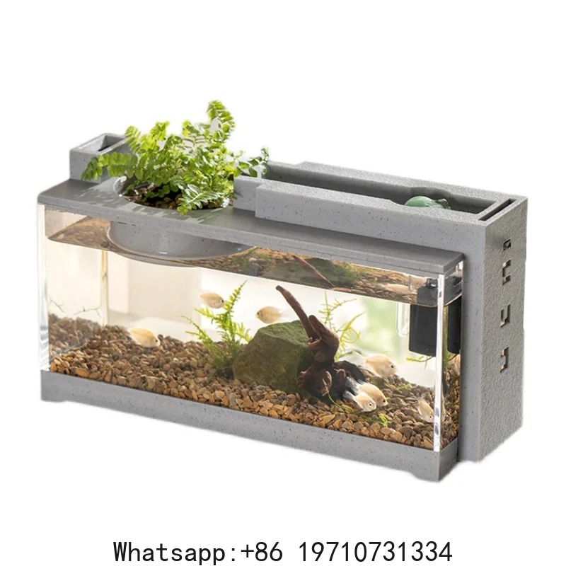 Aquarium Fish Tank Kit Built-i - Office Lighting Decor review and price