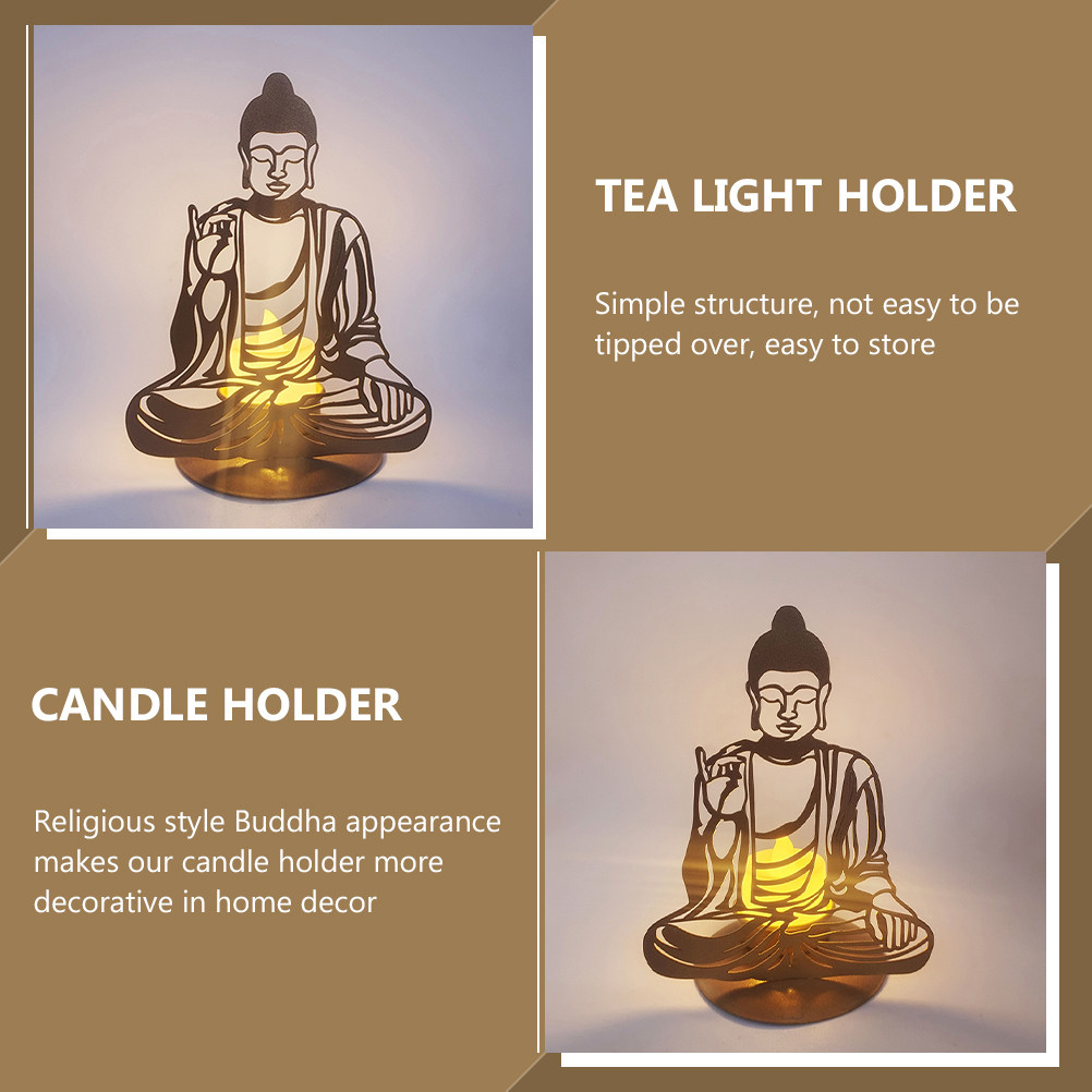 Decorative Buddha Holder Iron  - Office Lighting Decor review and price