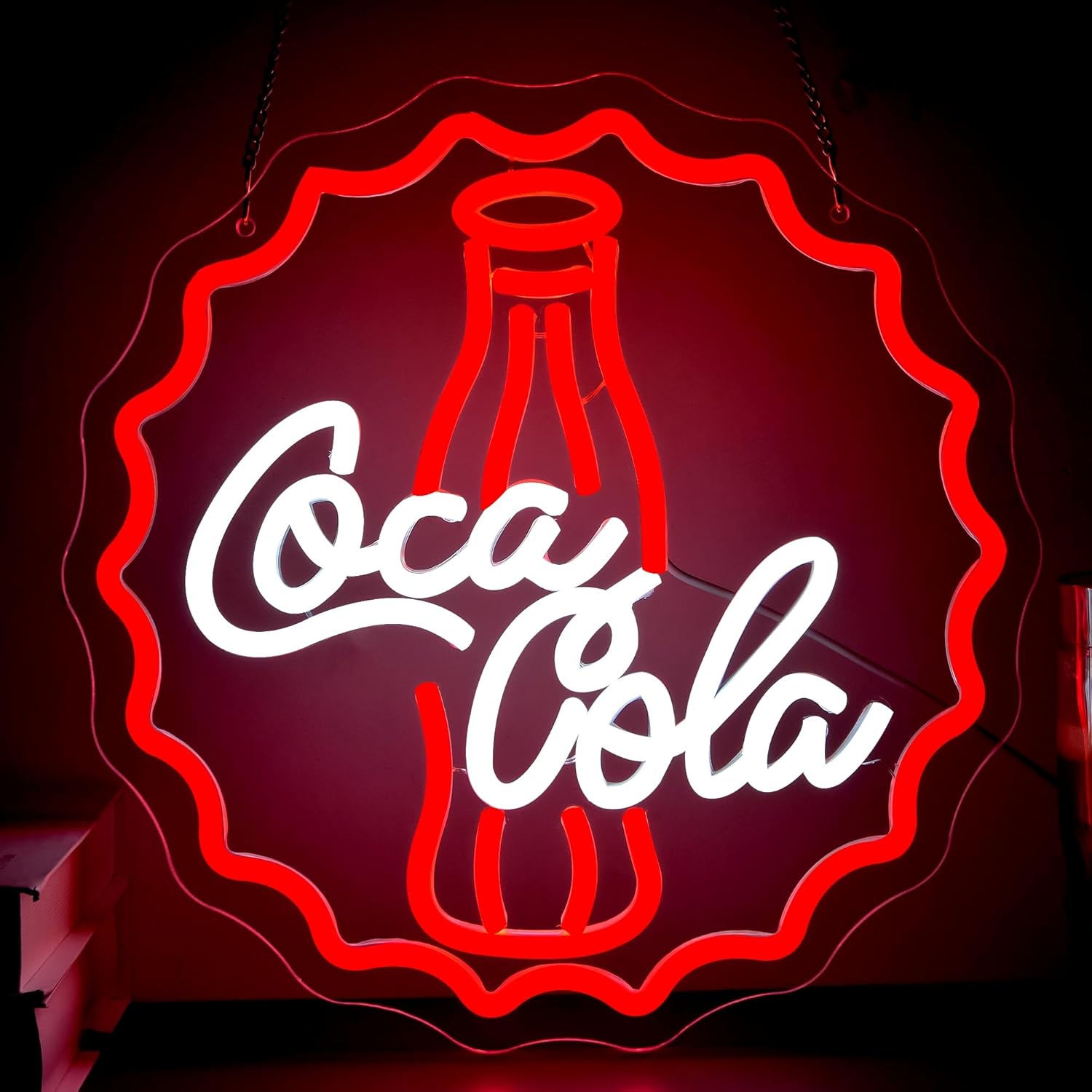 Cola Neon Sign Art Wall Light  - Restaurant Lighting Decoration review and price
