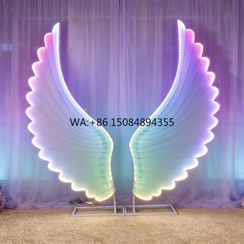 Glowing Angel Wings Light Prop - Lighting Decor Wedding review and price