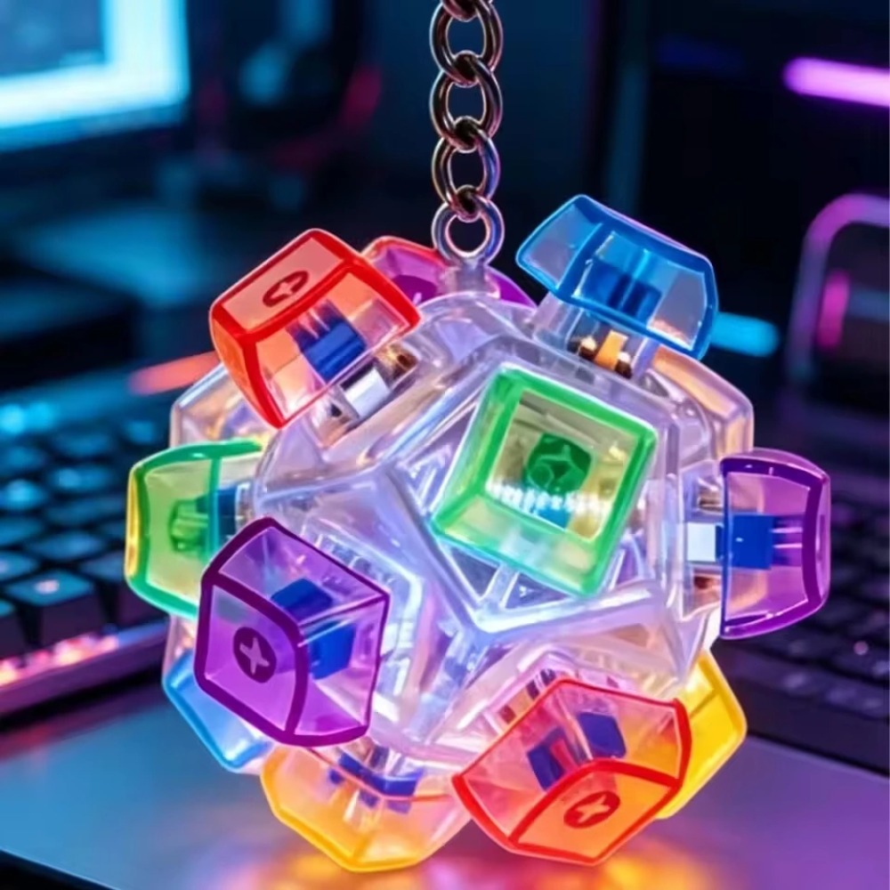 LED Light-Up Keychain Keyboard - Lighting Home Decor Ideas review and price
