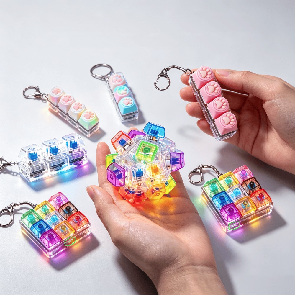 LED Light-Up Keychain Keyboard - Lighting Home Decor Ideas review and price