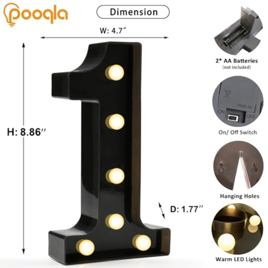 Decorative Led Light Up Number - Light Up Letters Marquee review and price