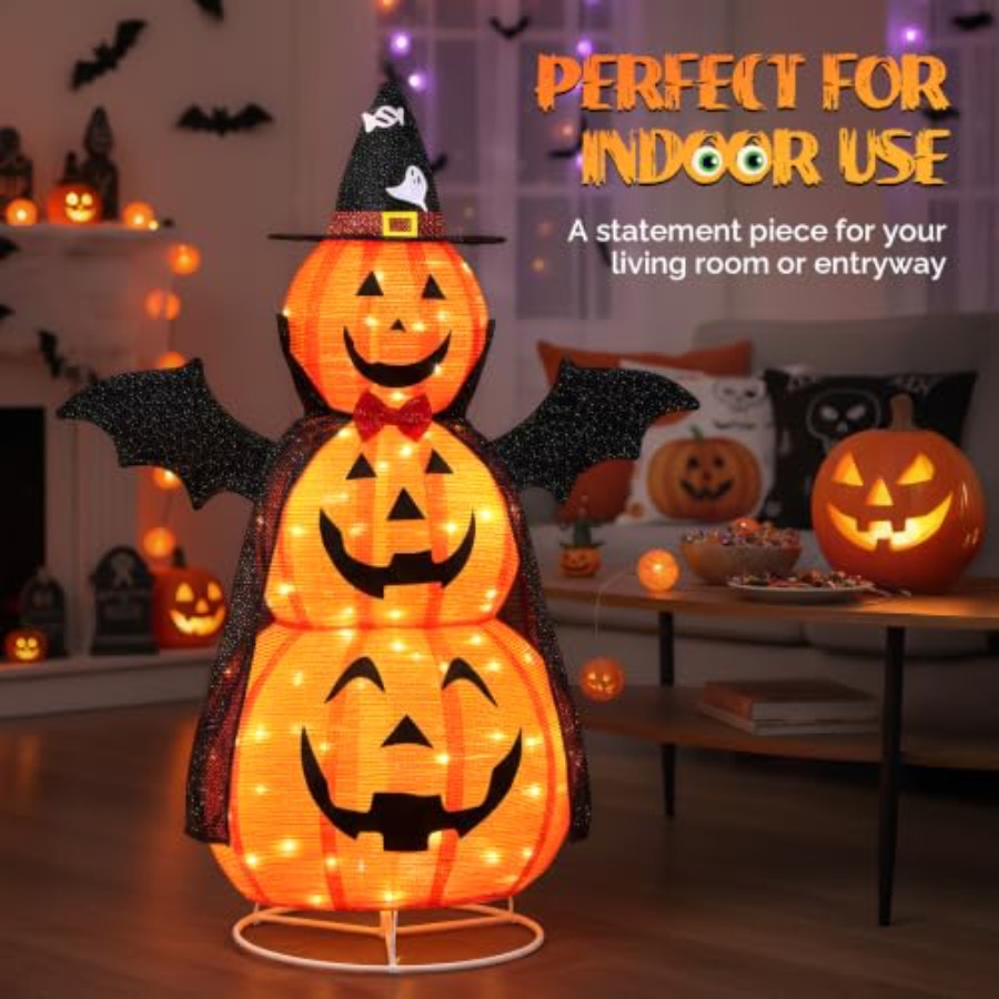 Outdoor Halloween Decorations: - Orange Lighting Decor review and price