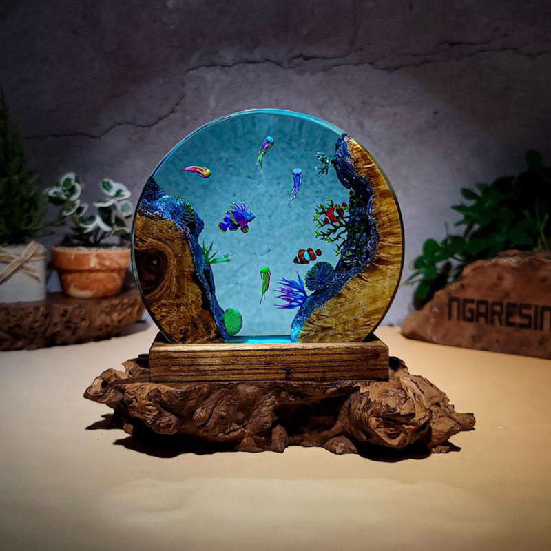 Ocean Aquarium Organism Resin  - Lighting Decor Wedding review and price