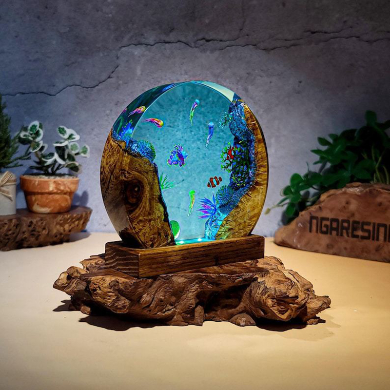 Ocean Aquarium Organism Resin  - Lighting Decor Wedding review and price