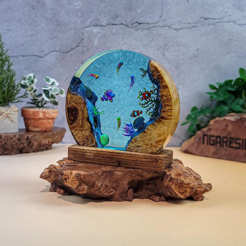 Ocean Aquarium Organism Resin  - Lighting Decor Wedding review and price