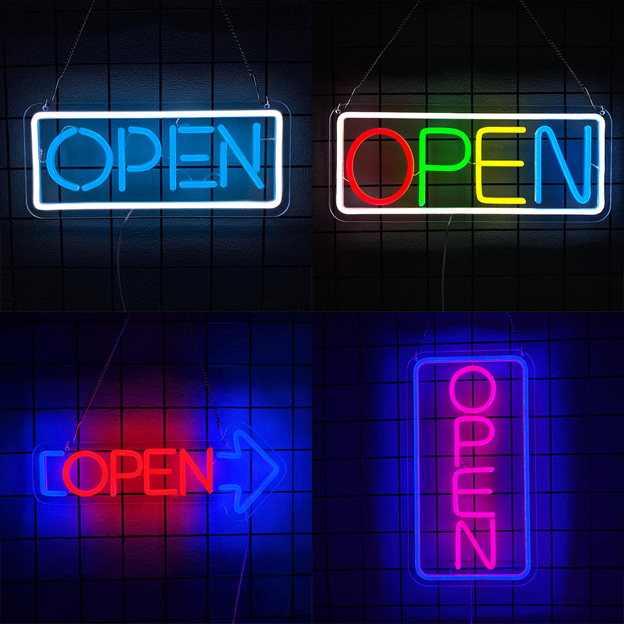 Open Series Neon Sign For Wall - Restaurant Lighting Decoration review and price