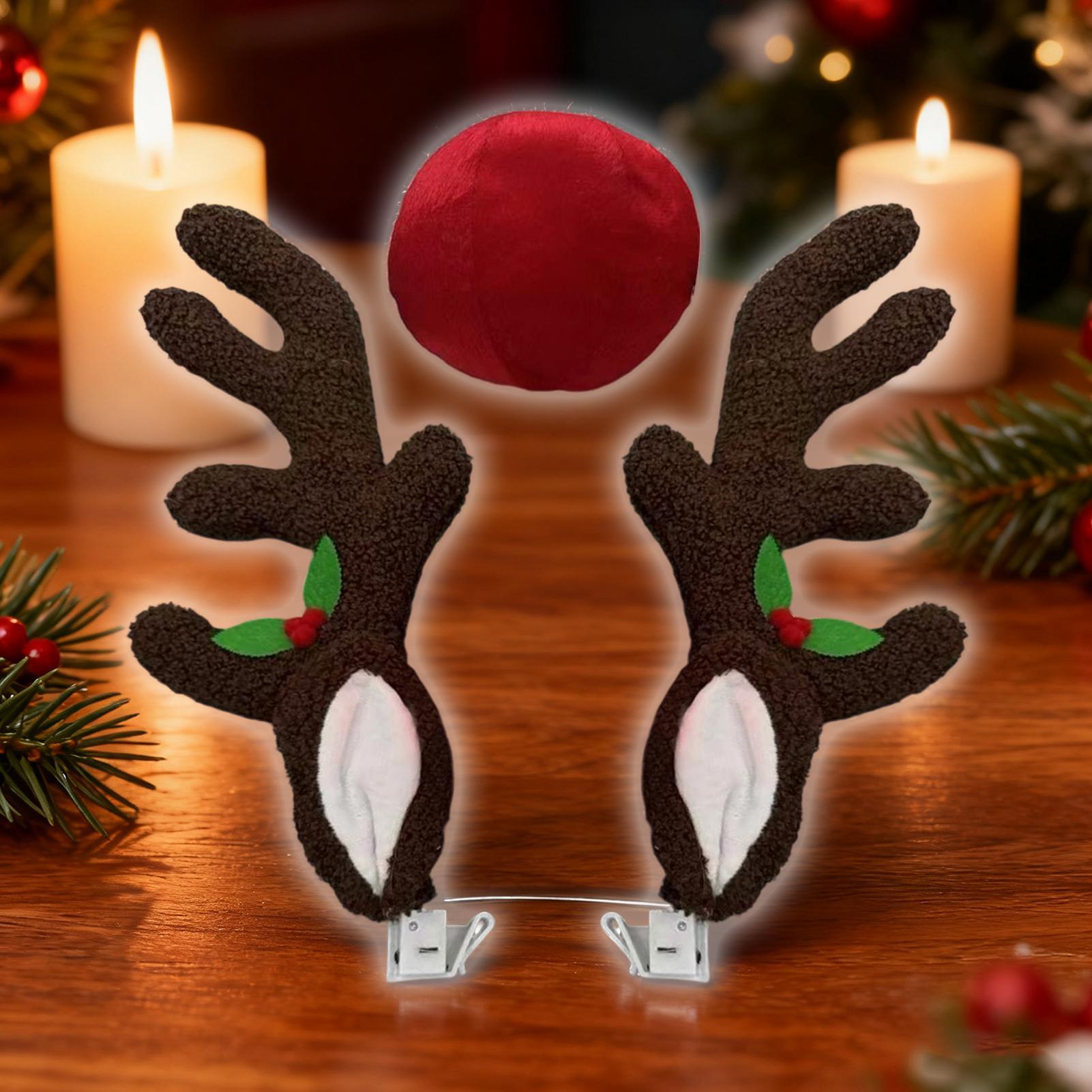 Car Reindeer Antlers Light Up  - Up Lighting Decor review and price