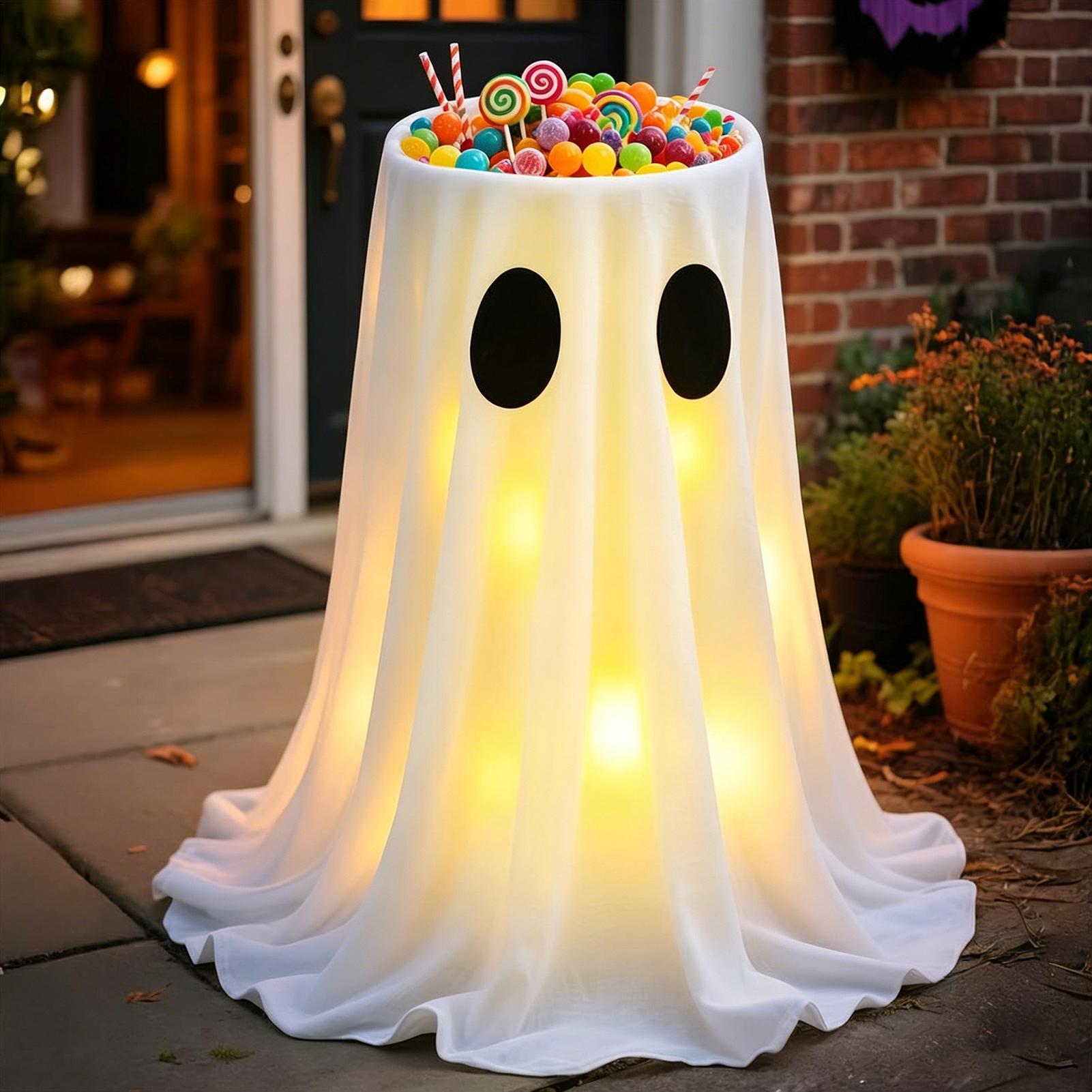 Light Up Ghost Decorations 8 M - Lighting Decoration Stand review and price