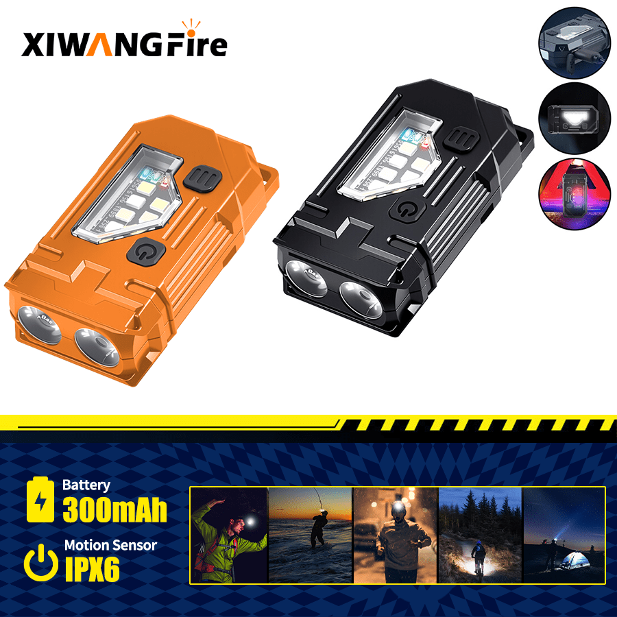 Mini Keychain EDC Flashlight - - Orange Lighting Decor review and price