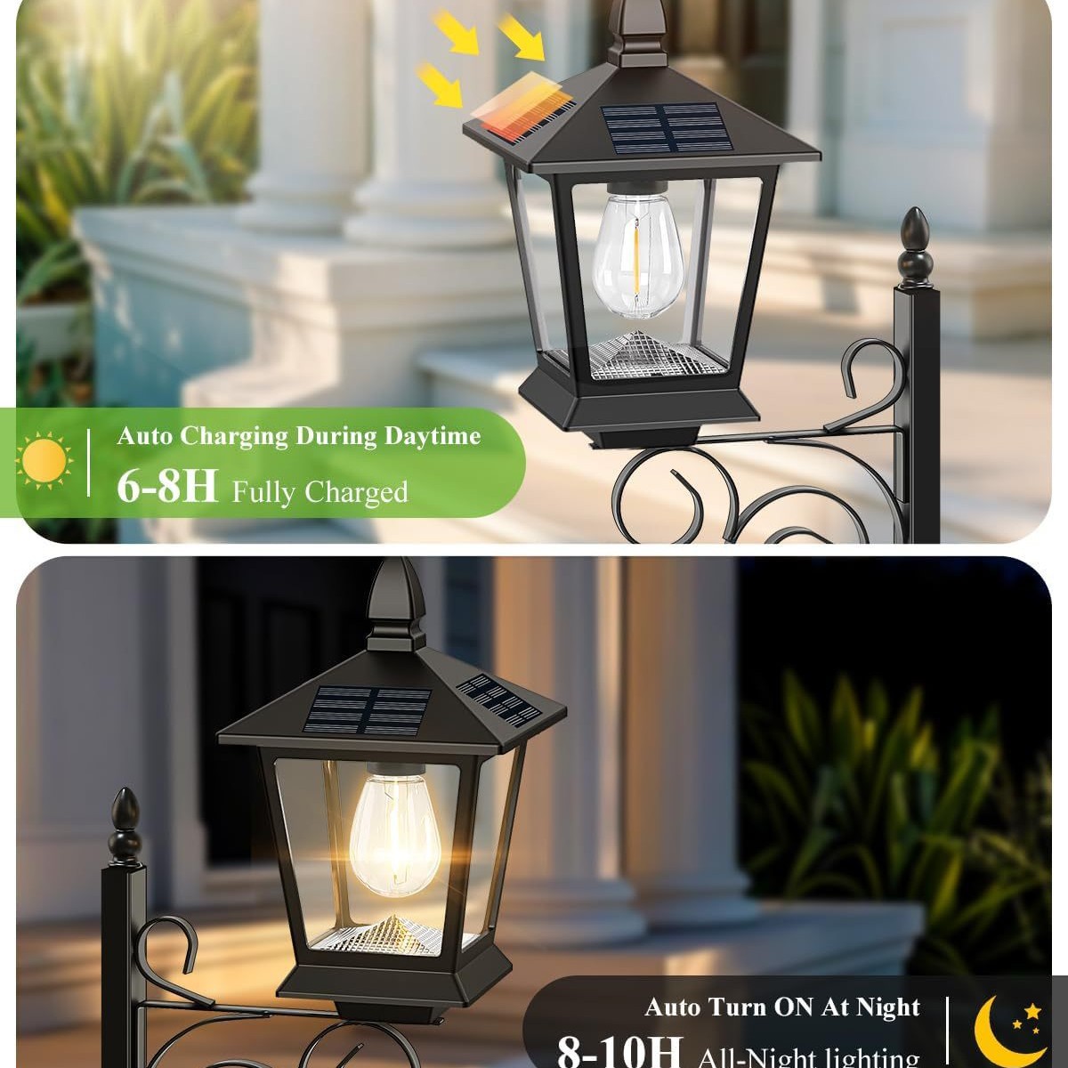 2 in 1 Solar Planter Lamp Wate - Lighting Decoration Stand review and price