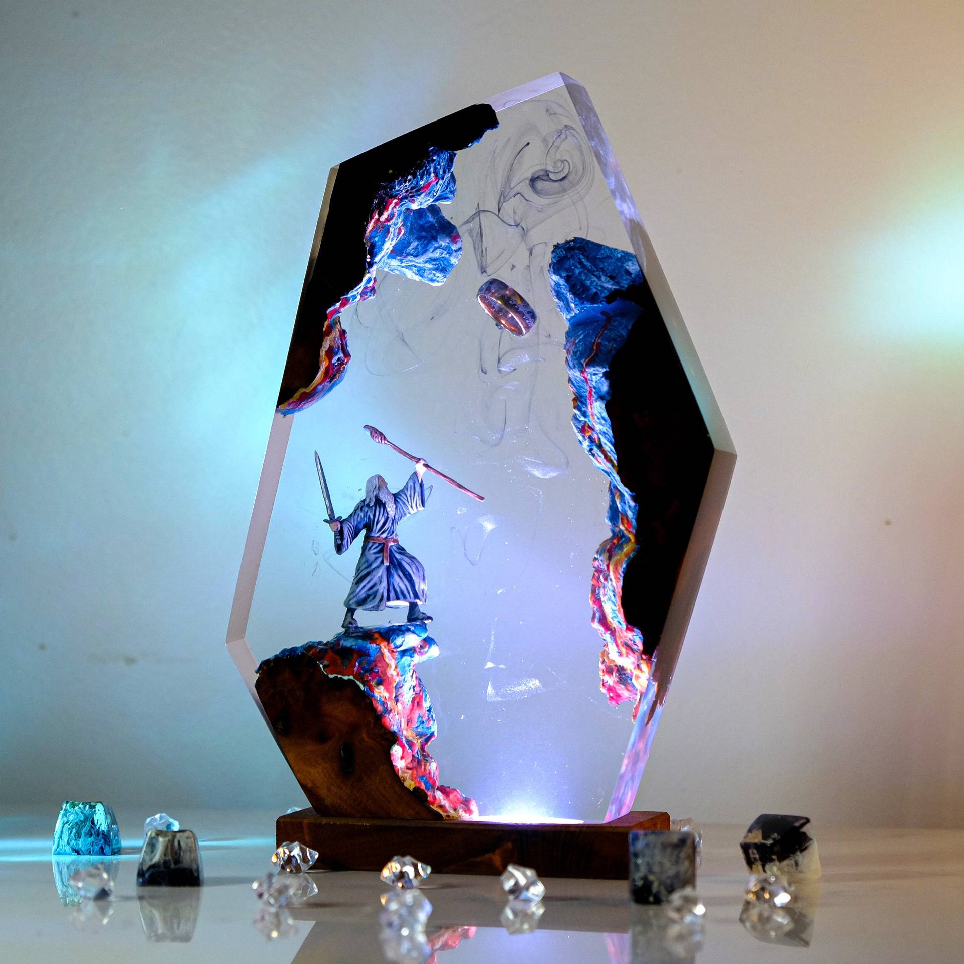 Movie Scence Figure Table Resi - Lighting Decor Wedding review and price