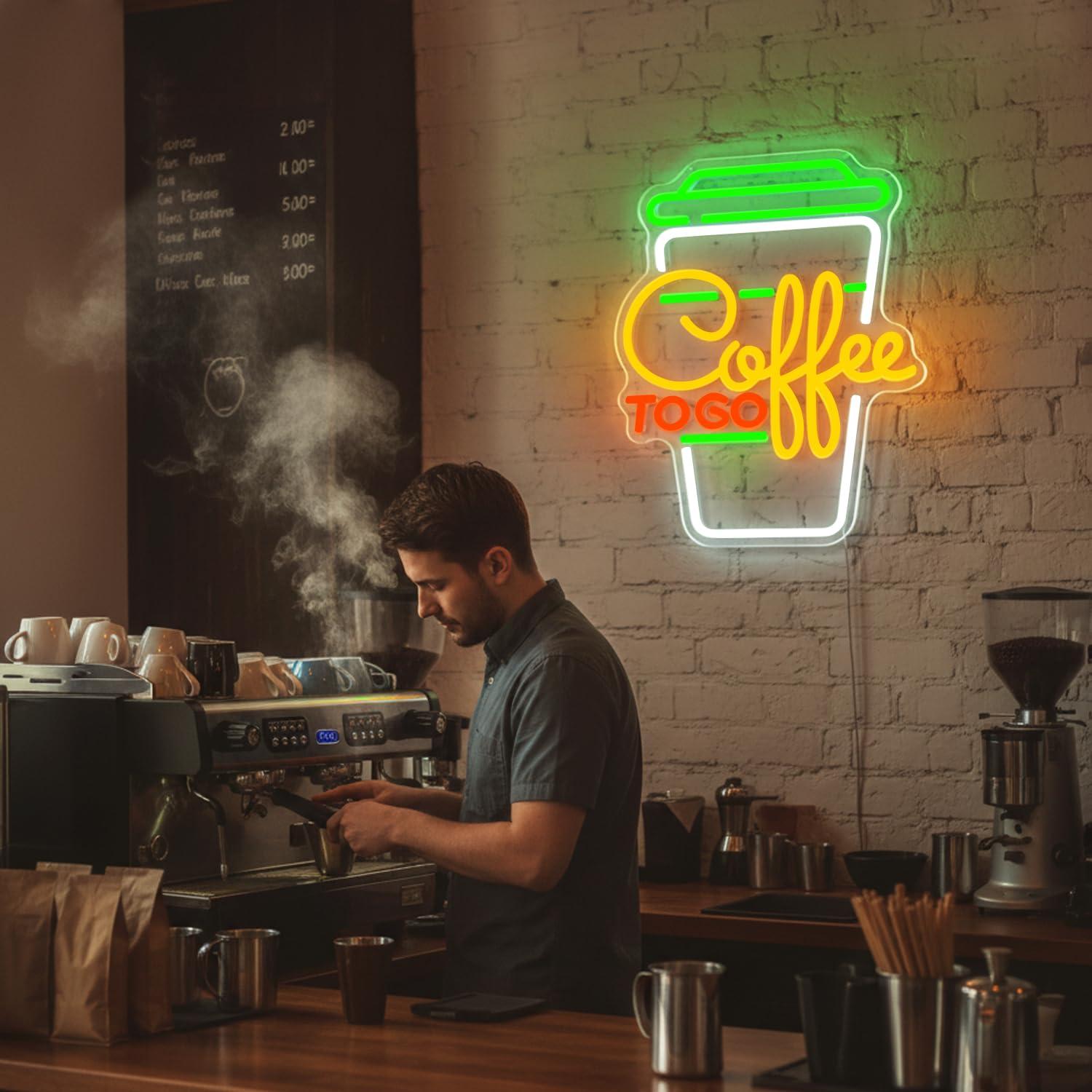 Coffee Neon Sign USB Dimmable  - Restaurant Lighting Decoration review and price
