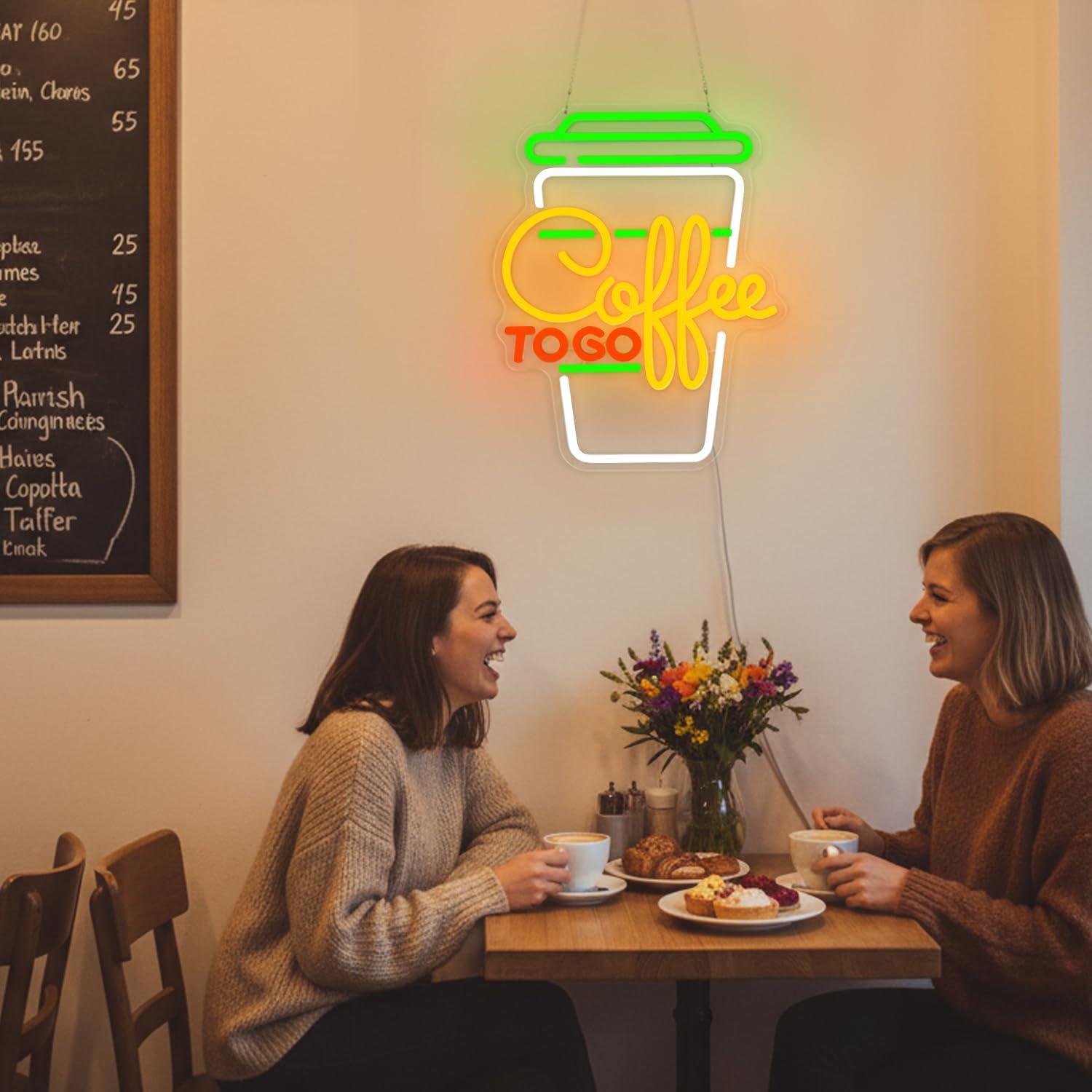 Coffee Neon Sign USB Dimmable  - Restaurant Lighting Decoration review and price