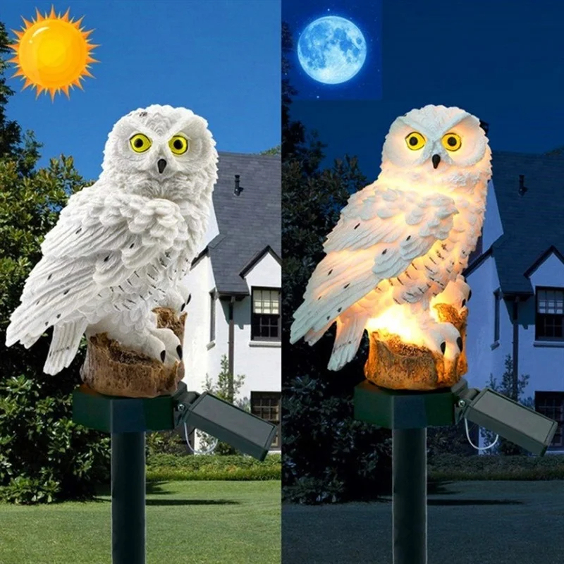 Solar Owl Statue Garden Light  - Lighting Decoration Ideas review and price