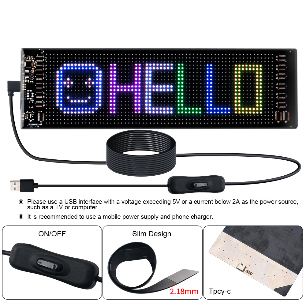 LED Matrix Pixel Panel Scrolli - Lighting Decoration Ideas review and price