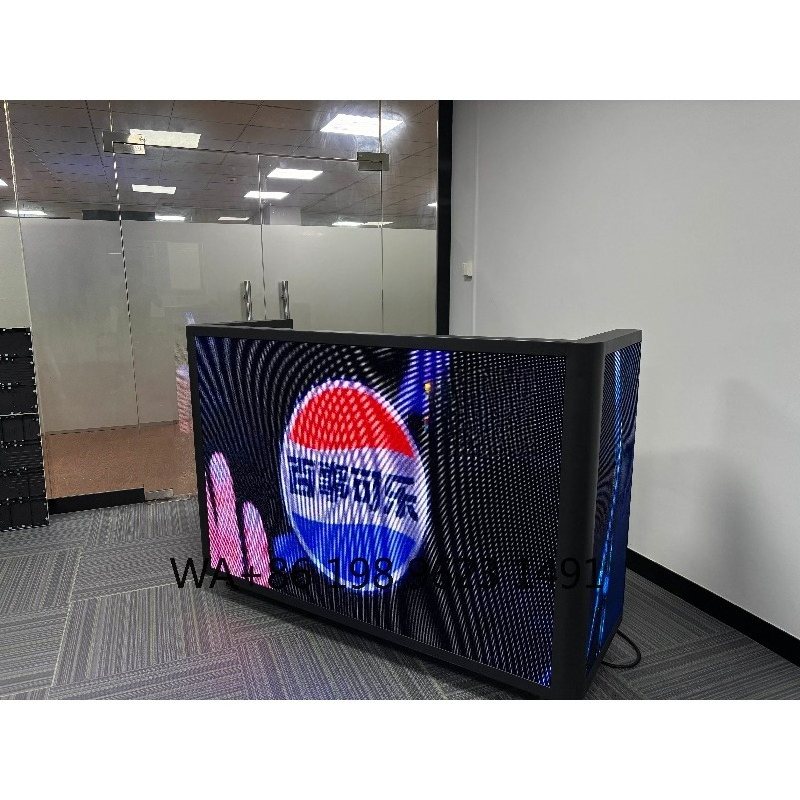 Portable DJ Booth Facade LED V - Lighting Decoration Stand review and price