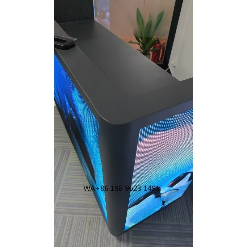 Portable DJ Booth Facade LED V - Lighting Decoration Stand review and price