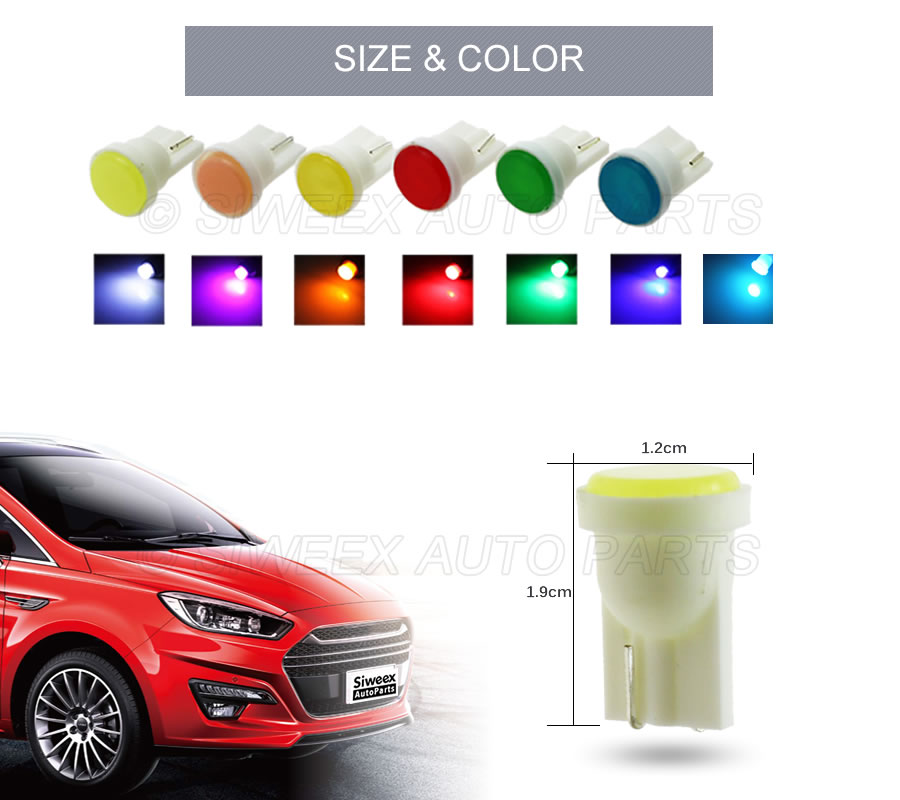 10 Pcs T10 W5W Car Interior LE - Colour Changing Bulb review and price