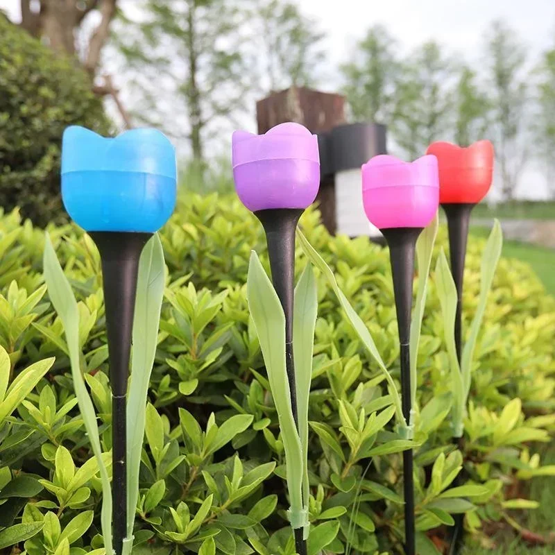 1Pcs Garden Tulip Flower Shape - Lighting Decoration Stand review and price