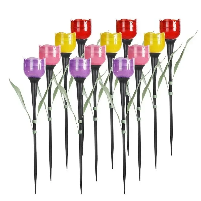 1Pcs Garden Tulip Flower Shape - Lighting Decoration Stand review and price