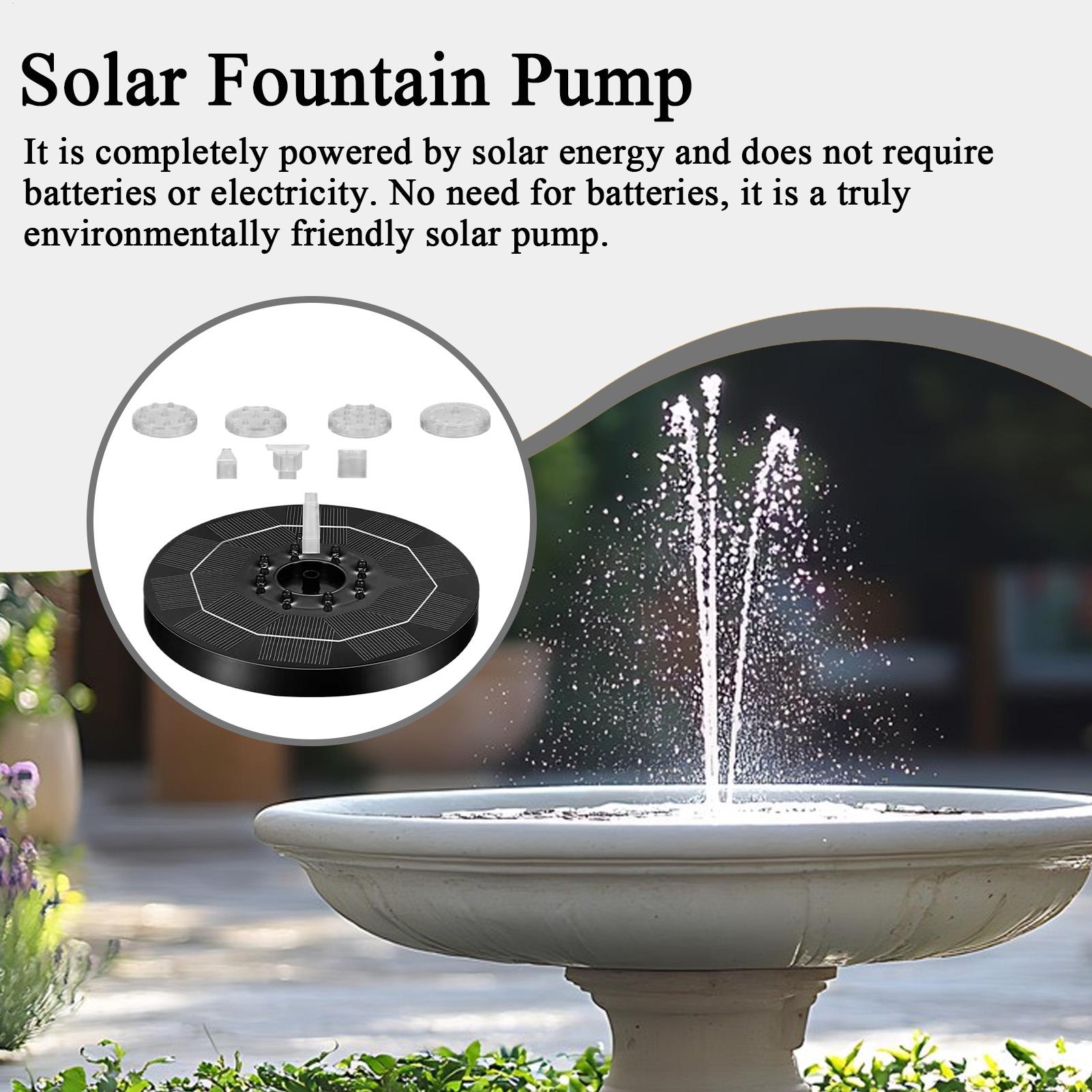 Fountain Pump Solar Adjustable - Up Lighting Decor review and price